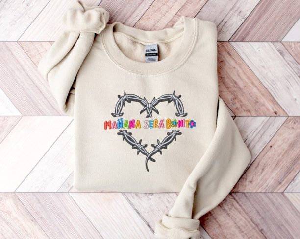 Mañana Sera Bonito Embroidered Sweatshirt, Karol G Crewneck