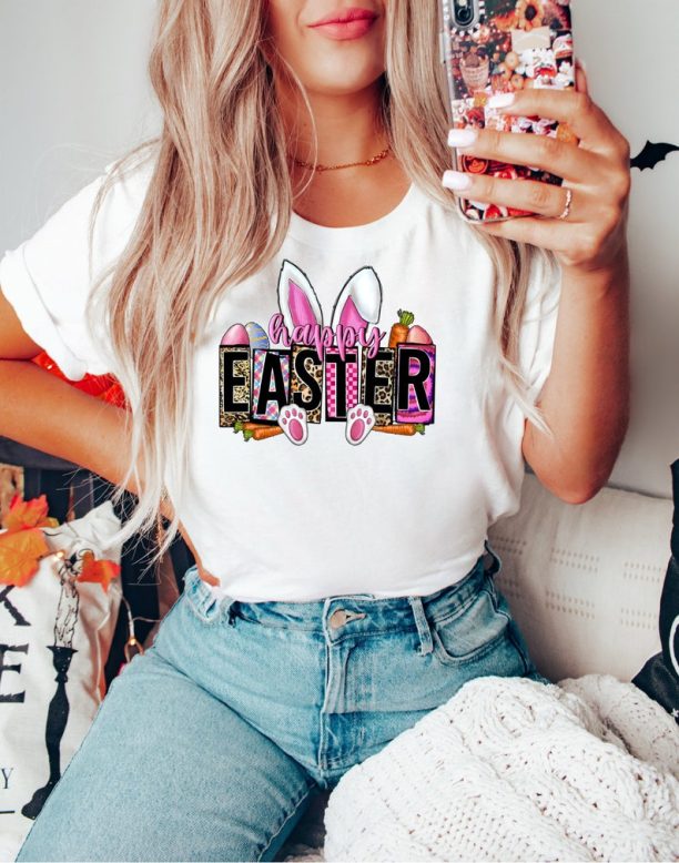 Happy Easter Shirt, Easter Bunny Shirt, Easter Day T Shirt, NR202