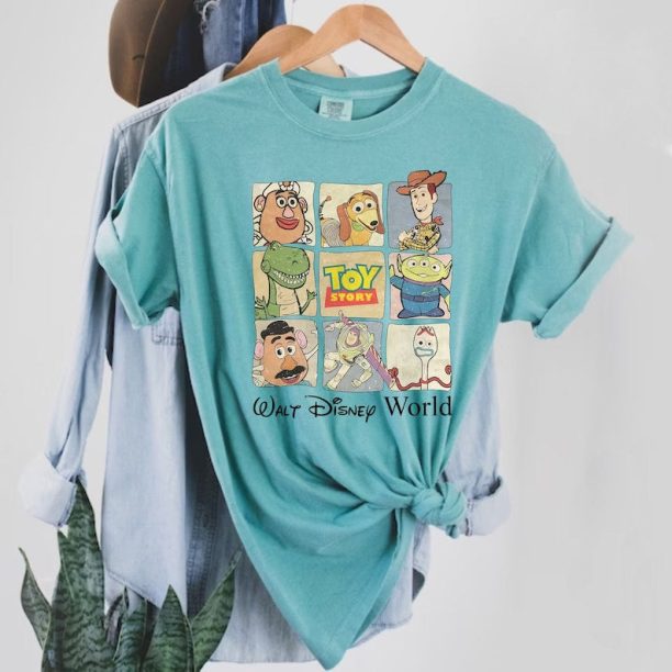 Disney Toy Story Comfort Colors® Shirt, Vintage Toy Story Characters Shirt, Disney Friends Shirt, Disney World Shirt