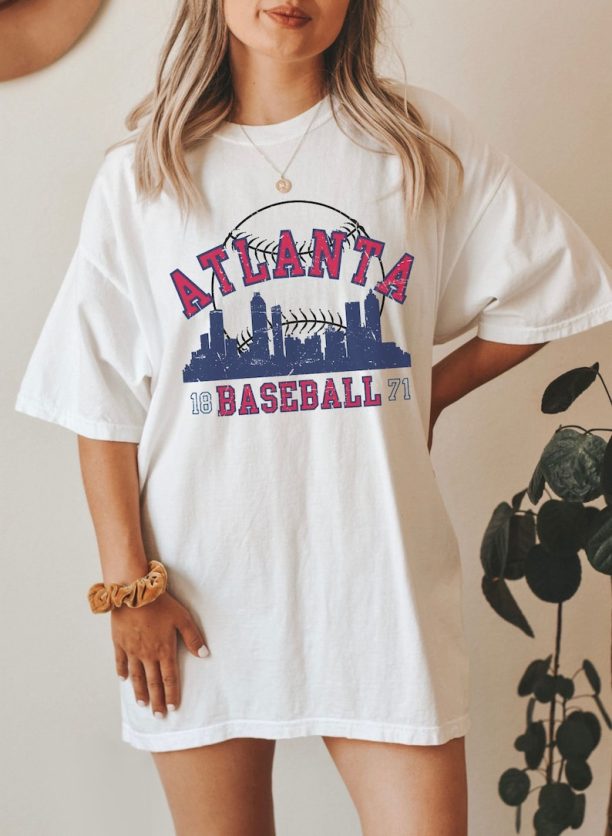 Comfort Colors Atlanta Baseball Shirt Atlanta Shirt Atlanta Georgia Shirt Atlanta Gifts Atlanta Fan shirt Unisex Tee