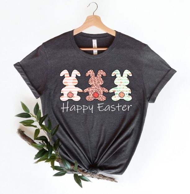 Happy Easter Shirt, Easter Bunny Shirt, Easter Day T Shirt, Easter Outfit, NR186