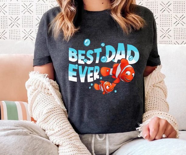 Marlin and Nemo Best Dad Ever Shirt / Finding Nemo Disney Dad T-shirt / Father and Son / Father's Day Gift Ideas