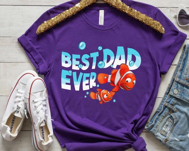 Marlin and Nemo Best Dad Ever Shirt / Finding Nemo Disney Dad T-shirt / Father and Son / Father's Day Gift Ideas