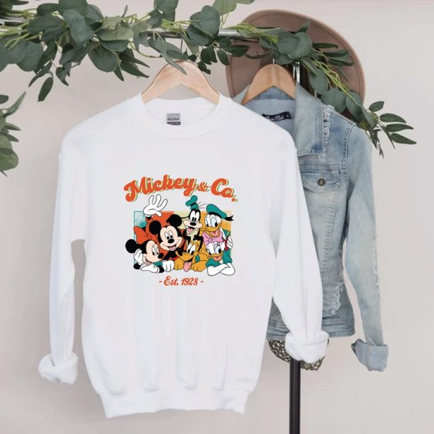 Mickey & Co sweatshirt - Mickey and Friends - Disney Sweatshirt - Disney Shirts - Unisex Sweatshirt