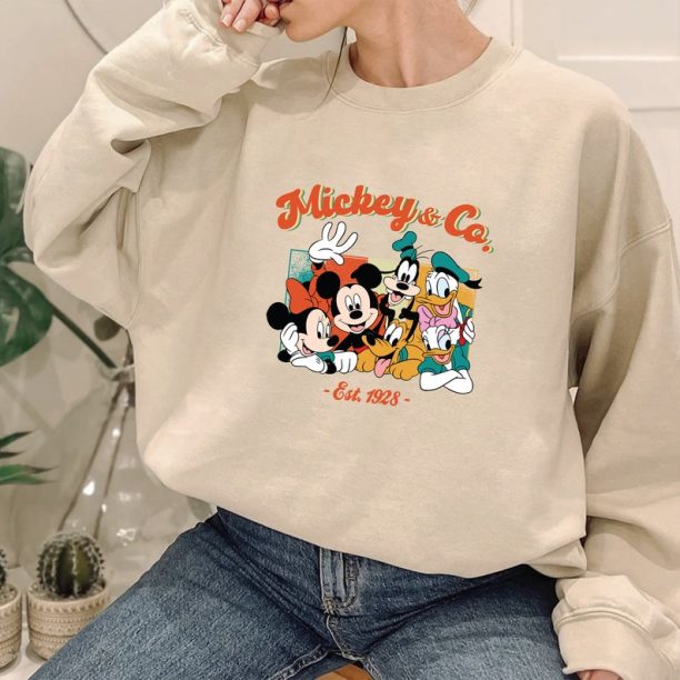 Mickey & Co sweatshirt - Mickey and Friends - Disney Sweatshirt - Disney Shirts - Unisex Sweatshirt