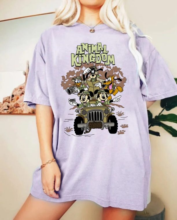 Animal Kingdom Safari Comfort Colors Shirt, Disney Vacation Shirt, Disney Trip Family Shirt, Disney Balloon Shirt