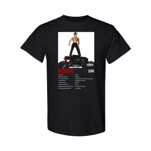 Travis Scott Rodeo Album Cover- Unisex Heavy Cotton T-Shirt