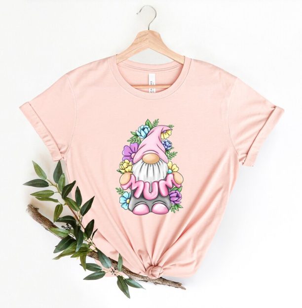 Mum, Mother's Day Gnome Shirt, Mama Tee, Hippie Mother Tee, Girl Mom Shirt, Mommy Shirt, Gift for Mom, Mothers Day,Mom Shirt,Mom to be