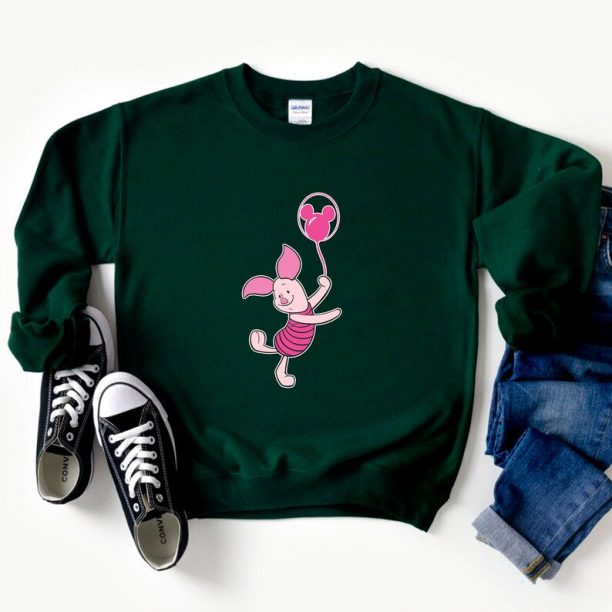 Disney Piglet Sweatshirt - Winnie The Pooh Shirt - The Pooh Shirt - Winnie The Pooh Family - The Pooh And Friends Shirt