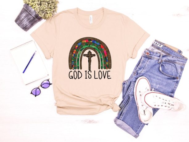 God Is Love Shirt, Faith Shirt, Bible Shirt, Religious Shirt, God Tshirt, Faith Tshirt, Unisex Shirt, Religious Gift