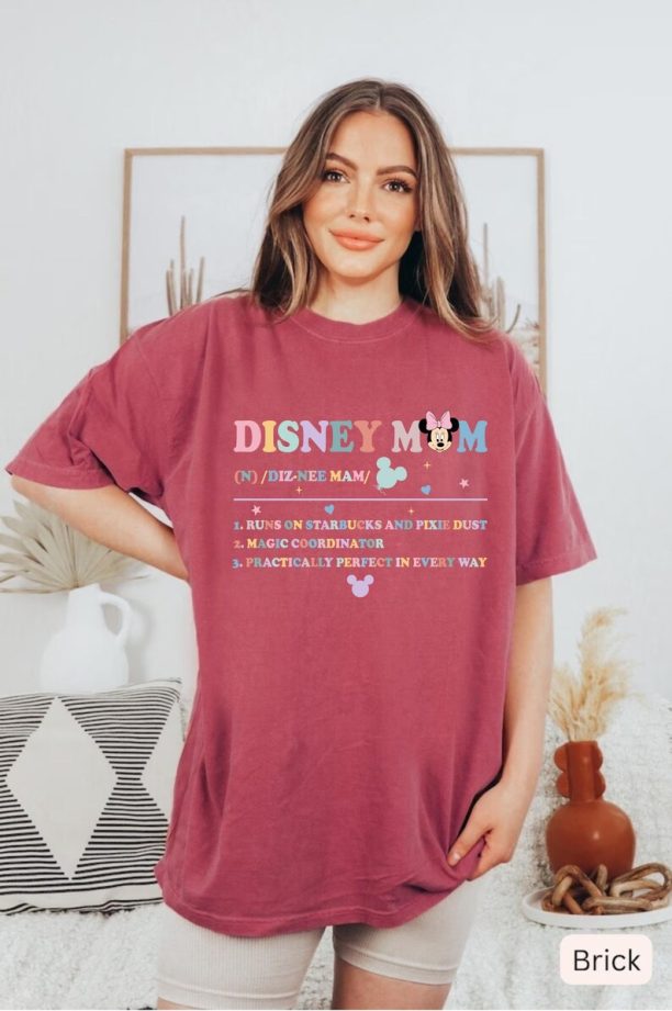 Disney Mom Minnie Comfort Colors® Shirt, Funny Mom Shirt, Mothers Day Mom Gift, Disney Family Shirt