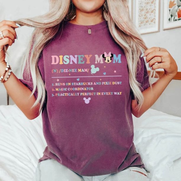 Disney Mom Minnie Comfort Colors® Shirt, Funny Mom Shirt, Mothers Day Mom Gift, Disney Family Shirt