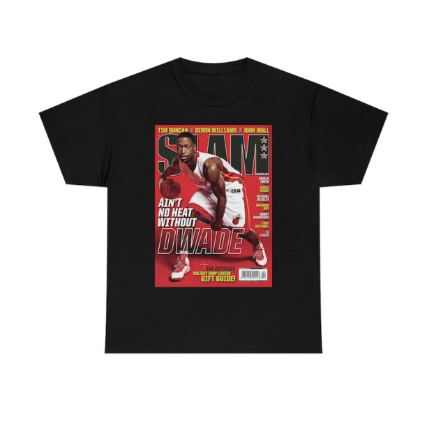 Dwayne Wade NBA Miami Heat Slam Cover Tee Shirt