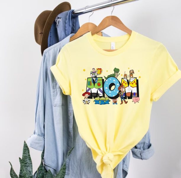 Disney Toy Story Mom Comfort Colors® Shirt, Disney Family Custom Shirt, Mothers Day Mom Shirt, Disneyworld Shirt