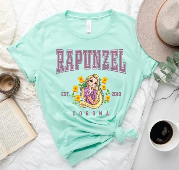 Disney Rapunzel Princess Comfort Colors® Shirt, Disney Girl Shirt, Disney Princess Shirt, Disney Women Shirt