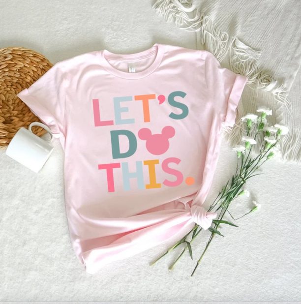 Disney Let's Do This Comfort Colors® Shirt, Disney Colorful Vacay Shirt, Disney Aesthetic Shirt, Disneyworld Shirt