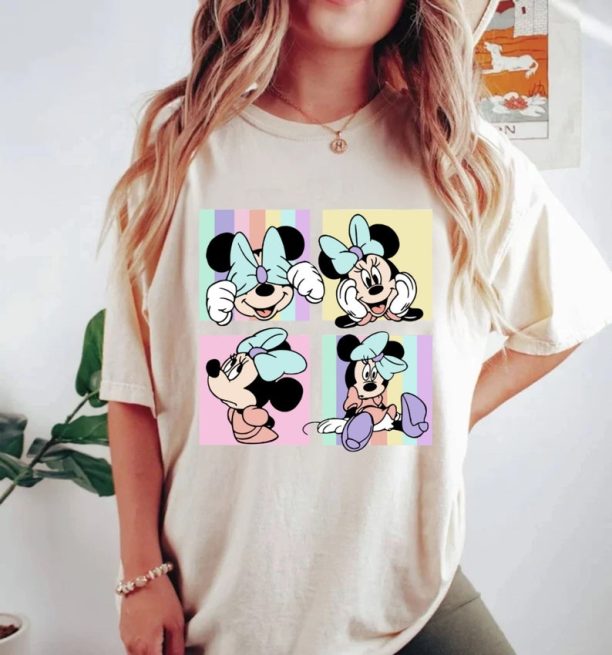 Disney Minnie Mouse Comfort Colors® Shirt, Disney Girls Shirt, Disney Aesthetic Shirt, Disneyworld Shirt