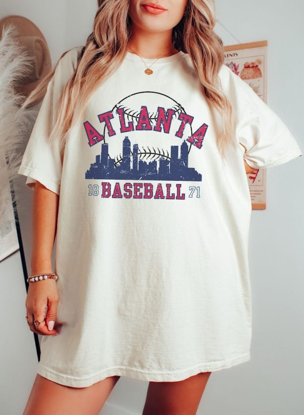 Comfort Colors Atlanta Baseball Shirt Atlanta Shirt Atlanta Georgia Shirt Atlanta Gifts Atlanta Fan shirt Unisex Tee