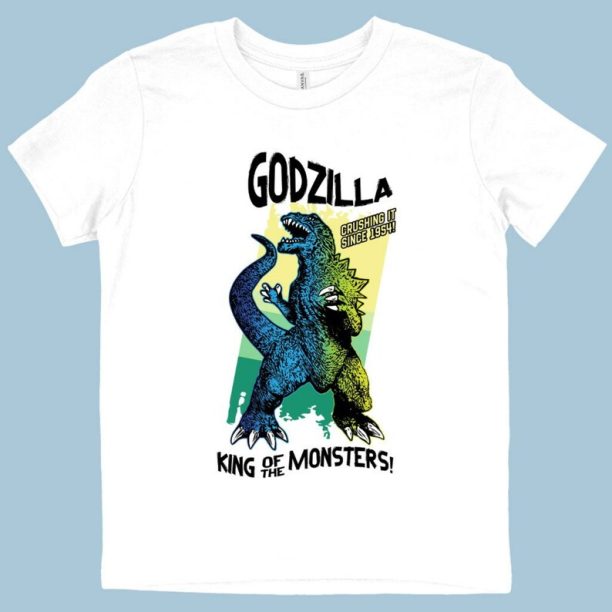 Kids’ Godzilla King of the Monsters Retro T-Shirt, Godzilla Birthday Shirt