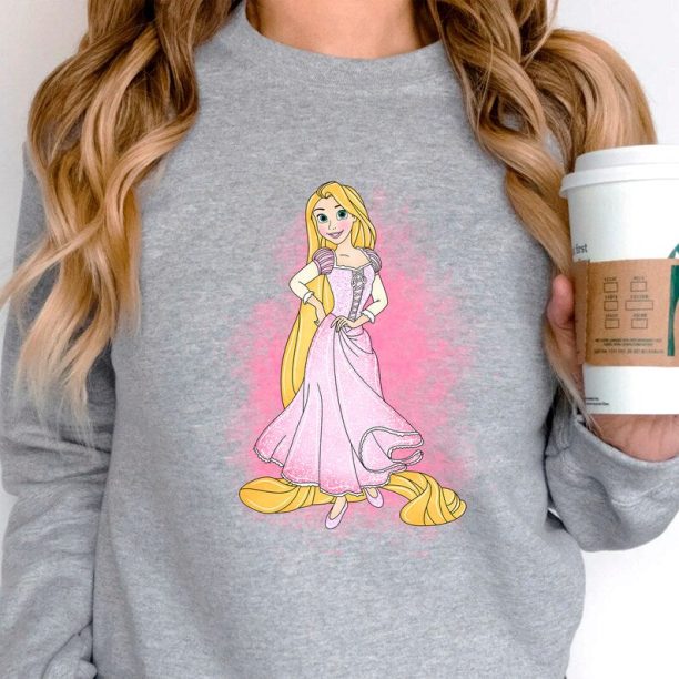 Disney Tangled Rapunzel Sweatshirt - Princess Rapunzel Sweatshirt - Disney Princess Family Trip Unisex T-Shirt Sweatshirt