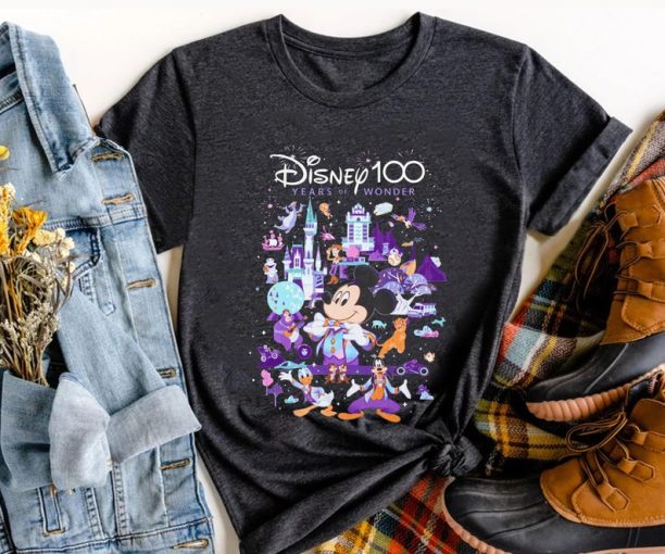 Disney 100 Years Of Wonder Mickey and Friends Shirt / Disney Platinum Celebration T-shirt / Disney 100th Anniversary