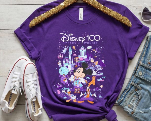 Disney 100 Years Of Wonder Mickey and Friends Shirt / Disney Platinum Celebration T-shirt / Disney 100th Anniversary