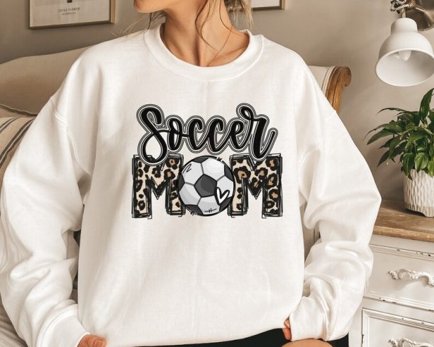 Soccer Mom Football Sweatshirt, Football Mama Sweatshirt, Football Mom, Football Sweat, Mom Sweater, Mother’s Day Gift, Mom Gift, Sport Mom