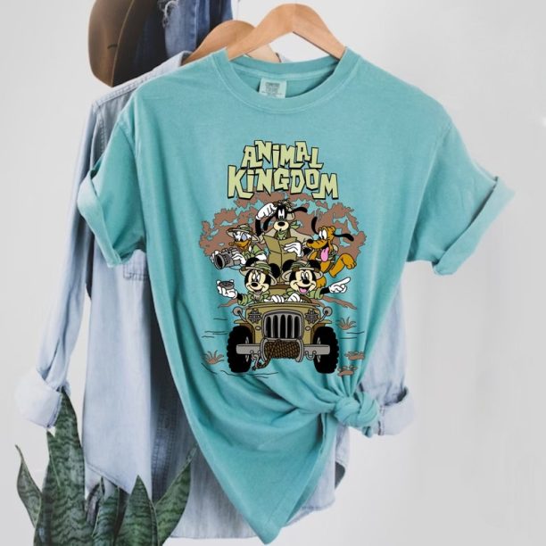 Animal Kingdom Safari Comfort Colors Shirt, Disney Vacation Shirt, Disney Trip Family Shirt, Disney Balloon Shirt