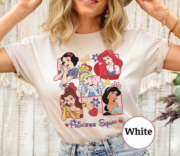 Disney Princess Squad Shirt, Disney Matching Shirt, Disney Princess Shirt, Belle, Cinderella, Snow White