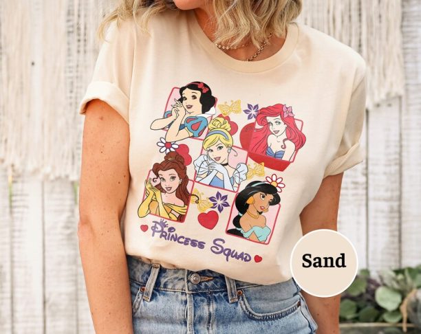 Disney Princess Squad Shirt, Disney Matching Shirt, Disney Princess Shirt, Belle, Cinderella, Snow White