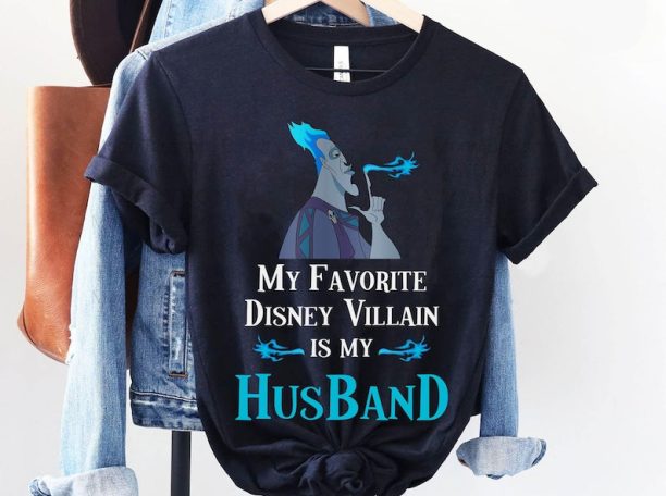 Disney Hercules Hades My Favorite Villain Is My Husband Shirt / Disney Hercules Shirt / Walt Disney World Tee