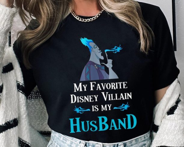 Disney Hercules Hades My Favorite Villain Is My Husband Shirt / Disney Hercules Shirt / Walt Disney World Tee