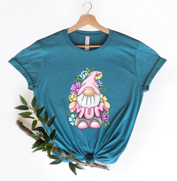 Mum, Mother's Day Gnome Shirt, Mama Tee, Hippie Mother Tee, Girl Mom Shirt, Mommy Shirt, Gift for Mom, Mothers Day,Mom Shirt,Mom to be