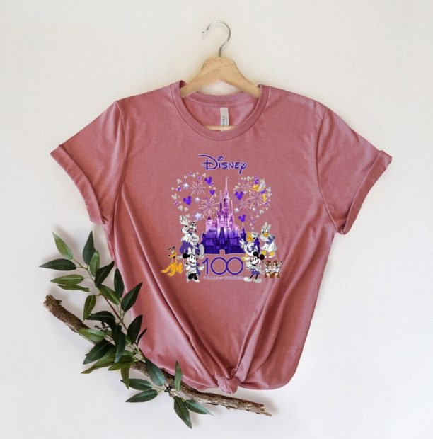 Disney 100 Years Of Wonder Shirt, Disney 100th Anniversary Shirt, Disney Magic Castle Shirt, Disney Family Matching