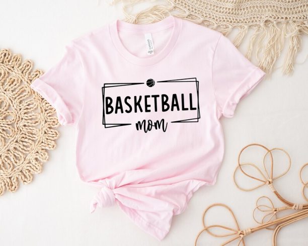 Basketball Mom Shirt, Sports Mom Shirt, Mama Shirt, Mama T-Shirt, Mothers Day T-Shirt, Gift For Mothers Day, New Mom Gift, Cool Mom Shirt