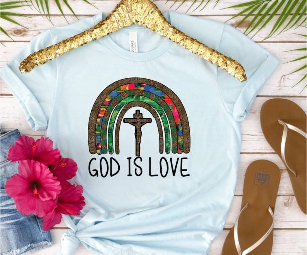 God Is Love Shirt, Faith Shirt, Bible Shirt, Religious Shirt, God Tshirt, Faith Tshirt, Unisex Shirt, Religious Gift