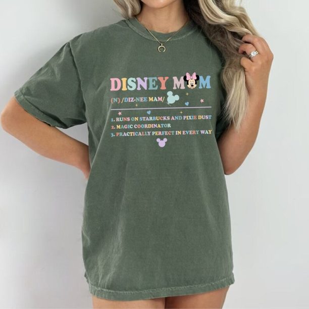 Disney Mom Minnie Comfort Colors® Shirt, Funny Mom Shirt, Mothers Day Mom Gift, Disney Family Shirt