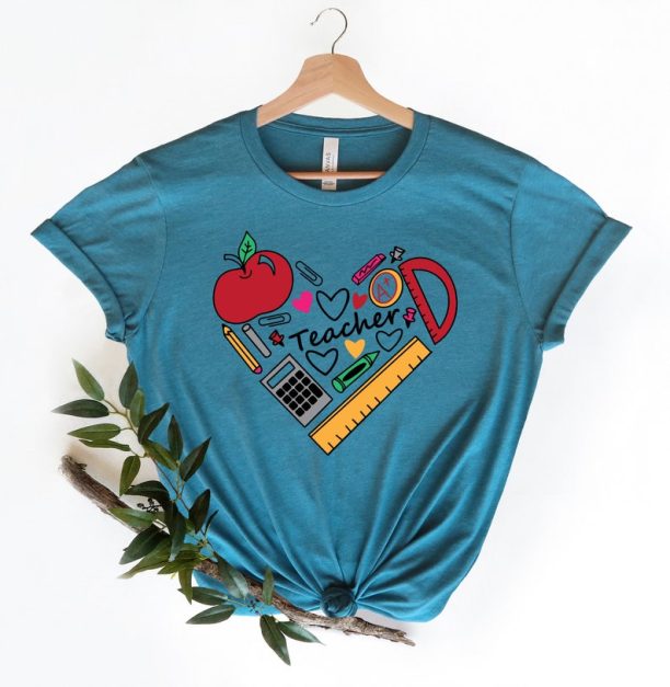 Inspirational Teacher Shirts, Teach Love Inspire Shirt, Back To School Shirt, First Grade Teacher Shirts