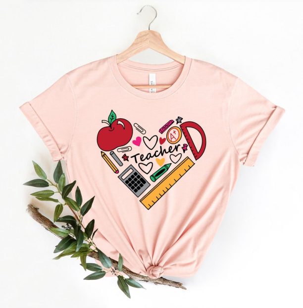 Inspirational Teacher Shirts, Teach Love Inspire Shirt, Back To School Shirt, First Grade Teacher Shirts