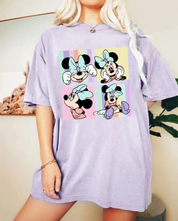 Disney Minnie Mouse Comfort Colors® Shirt, Disney Girls Shirt, Disney Aesthetic Shirt, Disneyworld Shirt