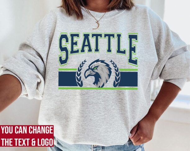 Seattle Football Sweatshirt | Seattle Football shirt | Vintage Style Seattle Football Sweatshirt | Seattle Fan Gift