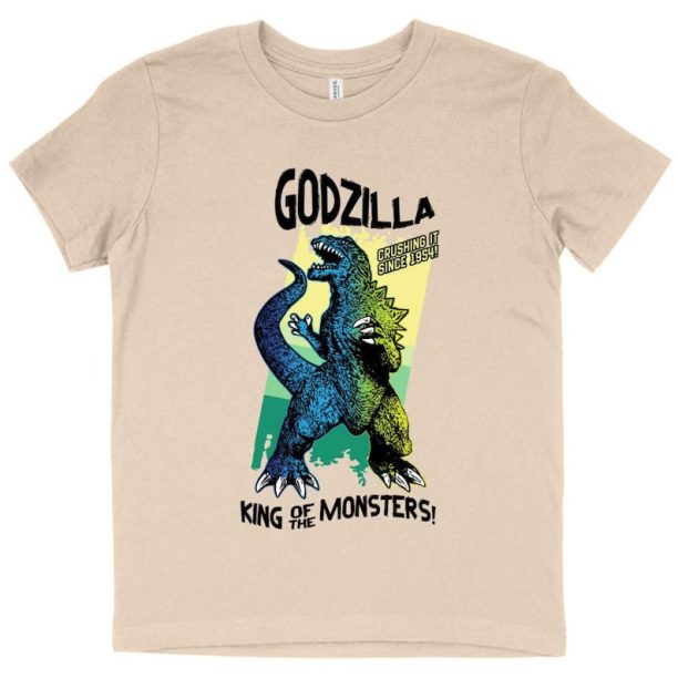 Kids’ Godzilla King of the Monsters Retro T-Shirt, Godzilla Birthday Shirt