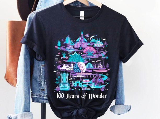 Disney Parks 100 Years Of Wonder Shirt / Disney Platinum Celebration Shirt / Disney 100th Anniversary