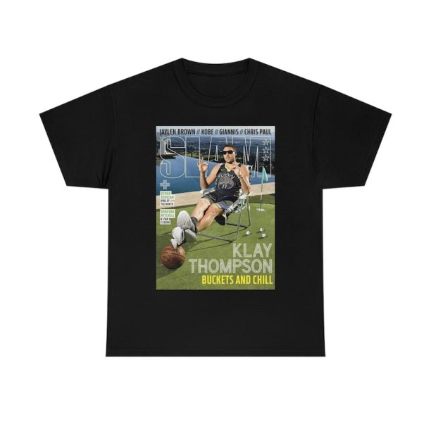 Klay Thompson Golden State Warriors NBA Slam Cover Tee Shirt