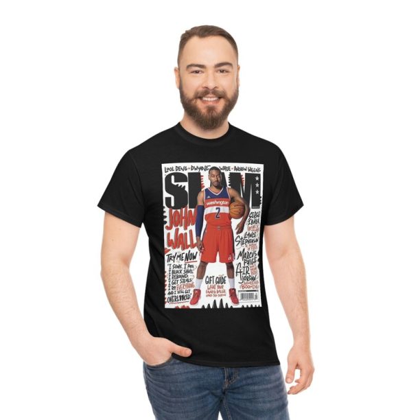 John Wall Washington Wizards NBA SLAM Cover Tee Shirt