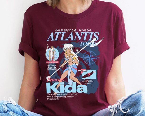 Disney Magazine Cover Atlantis Kida Shirt / Disney Princess Kida T-shirt / Disney Birthday / Walt Disney World