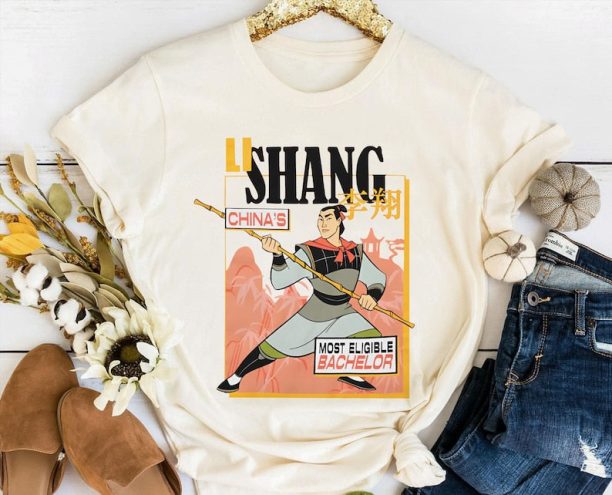 Disney Mulan Li Shang Magazine Cover Shirt / Disney Mulan Movie Tee / Disney Birthday / Walt Disney World T-shirt