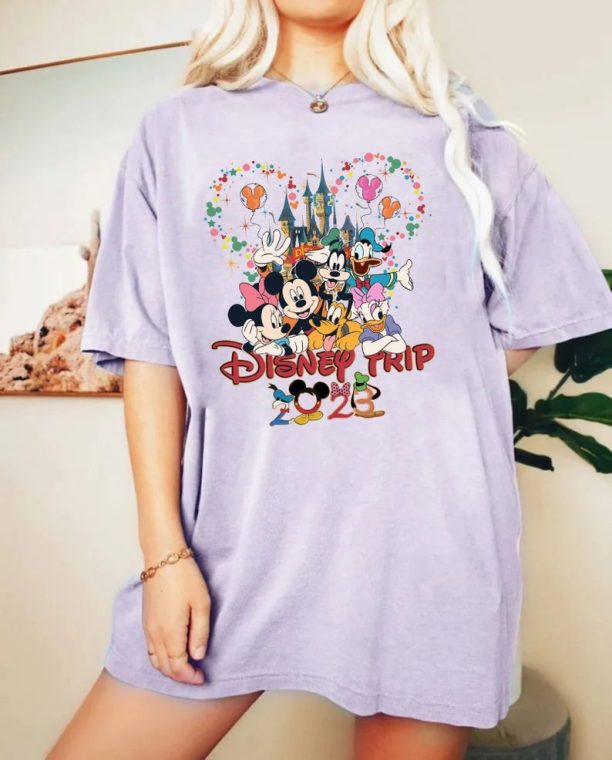 Disney Trip 2023 Comfort Colors® Shirt, Disney Vacation Shirt, Disneyland Shirt, Disney Group Shirt, Disneyworld Shirt