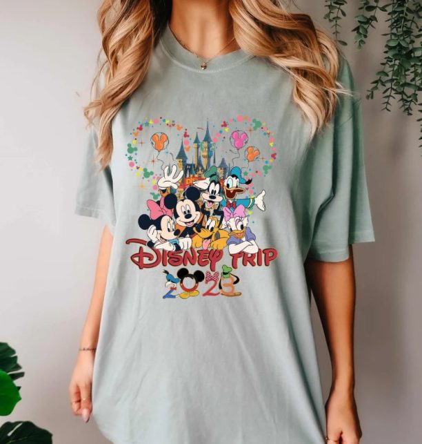 Disney Trip 2023 Comfort Colors® Shirt, Disney Vacation Shirt, Disneyland Shirt, Disney Group Shirt, Disneyworld Shirt