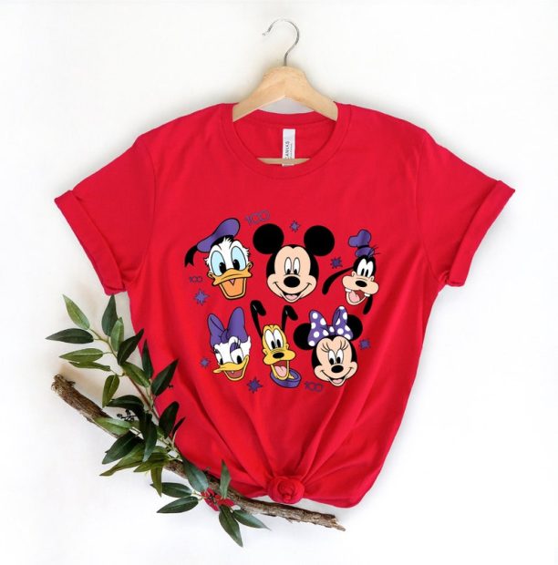 Mickey and Friends Shirt, 100 Years Of Wonder Disney Shirt, Disney 100th Shirt, 2023 Disney Family Trip Shirt